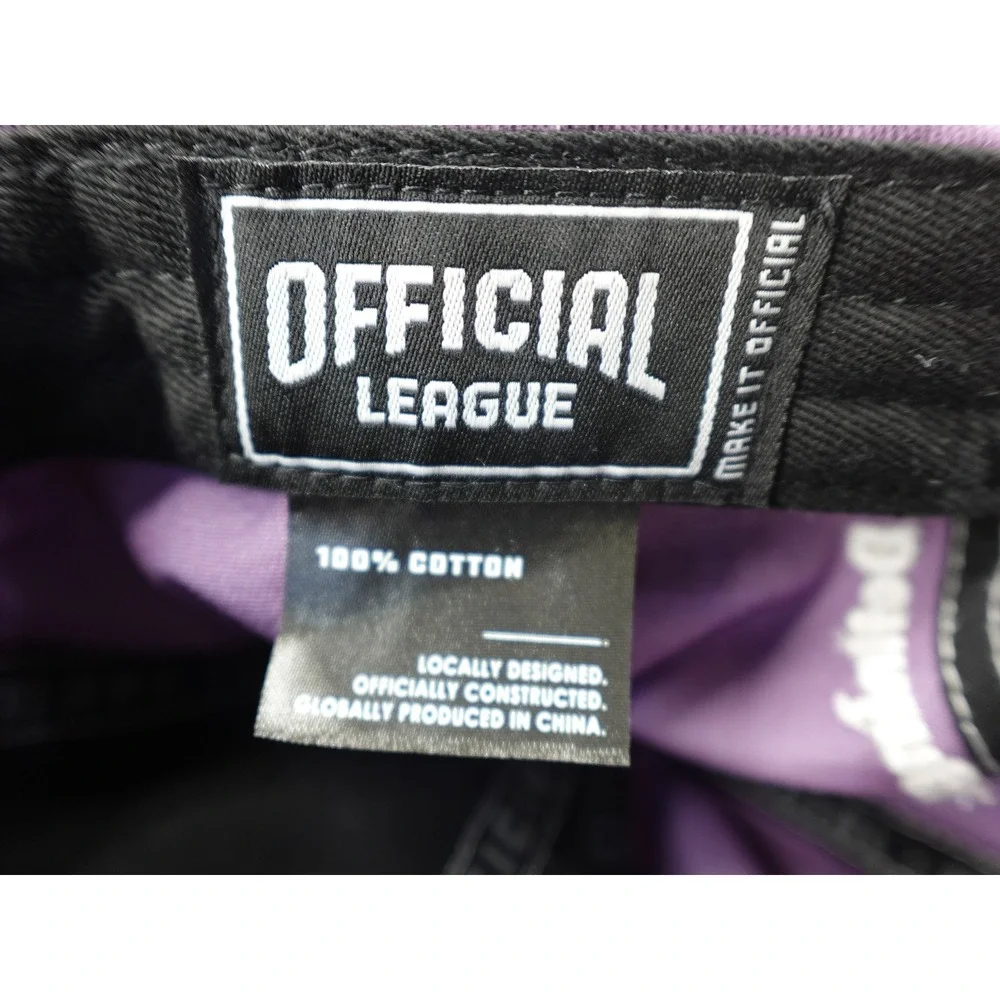 Official League Court Caddy Hat Unisex OSFM Purple Tennis Club London Cap